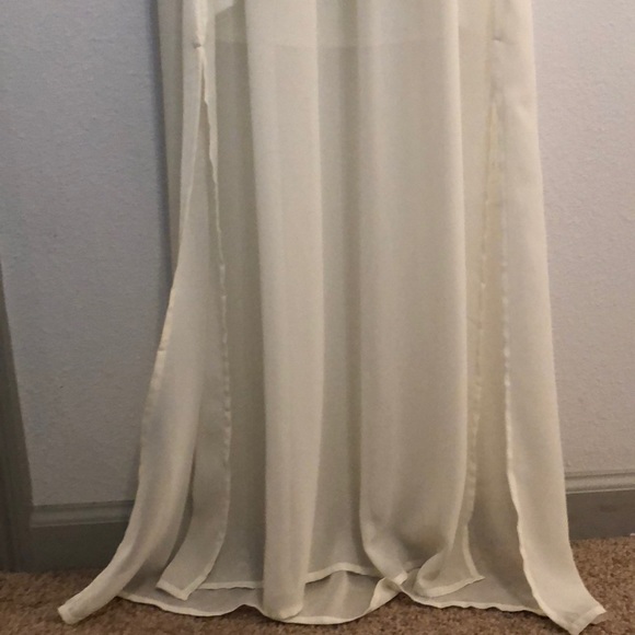 Boho Cream Maxi Dress - Picture 7 of 7